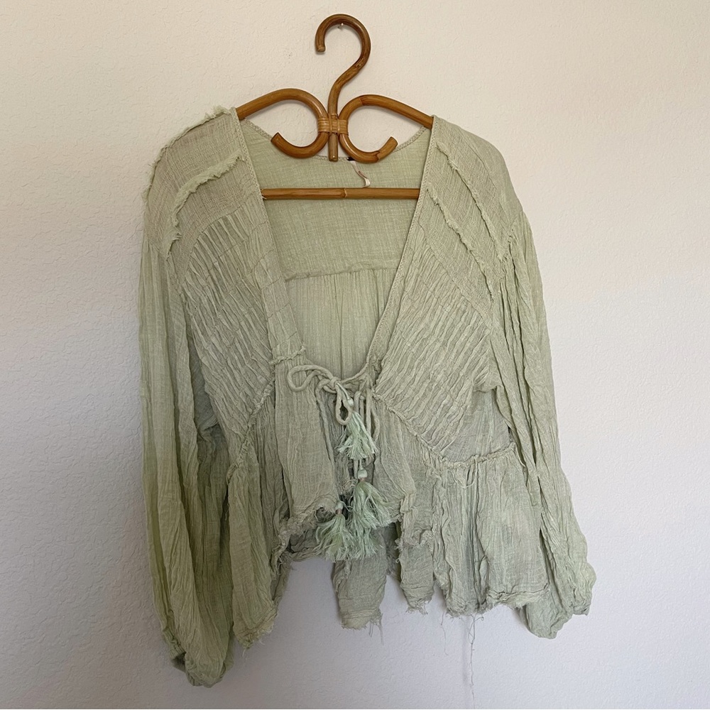 FREE PEOPLE WRAP TOP